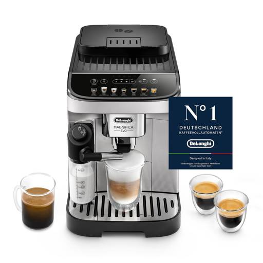 De’Longhi Magnifica Evo ECAM292.81.SB mit LatteCrema Hot – Produktansicht 1