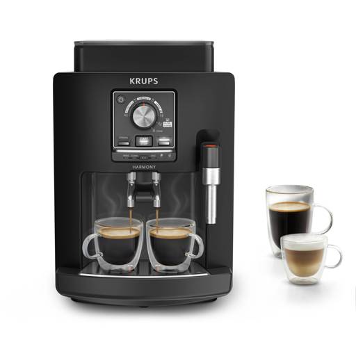 KRUPS Harmony Kaffeevollautomat mit Milchaufschäumdüse – Produktansicht 1
