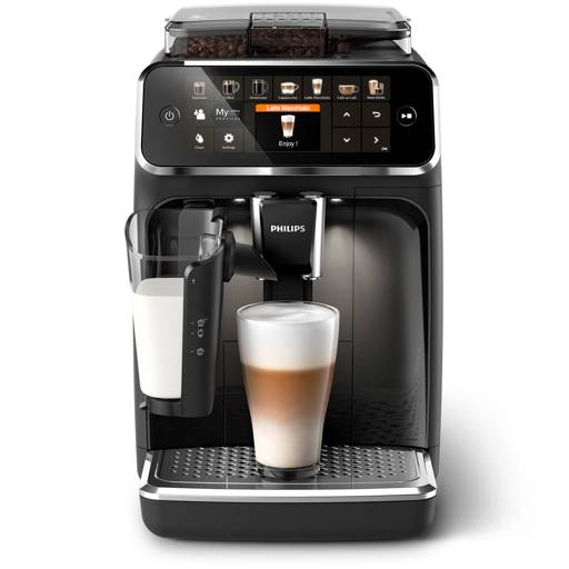 Philips LatteGo 5400 EP5441/50, Mattschwarz – Produktansicht 1