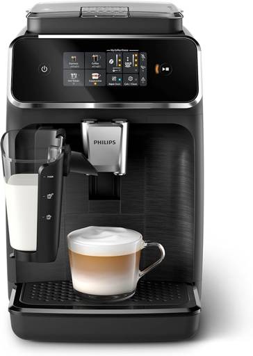 Philips LatteGo EP2330/10 mit SilentBrew, Mattschwarz – Produktansicht 1