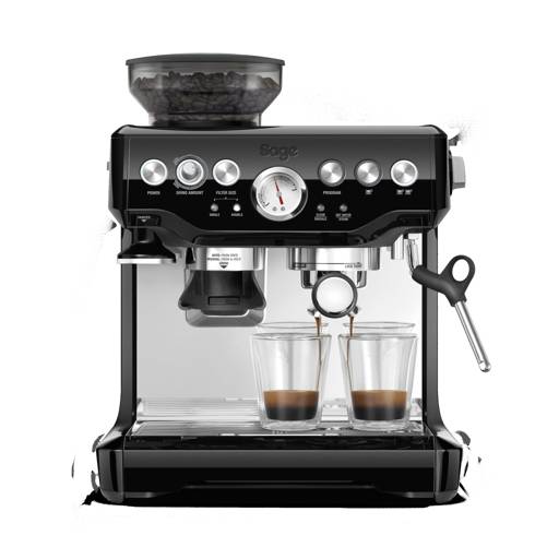 Sage - The Barista Express - Kaffeemaschine mit manuellem Milchaufschäumer & Mahlwerk - Automatisches Mahlen, individueller Milchschaum - Schwarzer Sesam